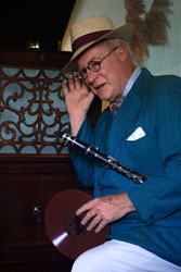 Dr. Jazz hears himself on a recording from the early 1920s